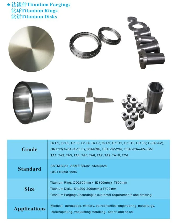 Custom-Made High Quality Thermal Conductivity Titanium Forging