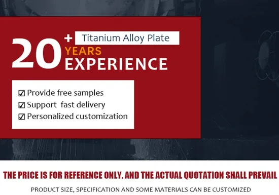 Titanium Alloy Gr5 Eli Dental Discs ASTM F136 for Medical Implant Titanium Dental Disc 