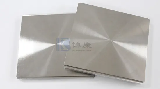 ISO 13485 Dental Titanium Square Disc Gr5 Ti
