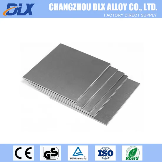 High Purity ASTM B386 Molybdenum Plate 99.96% Purity Smooth Polished Surface Mo Metal Moly Plate 